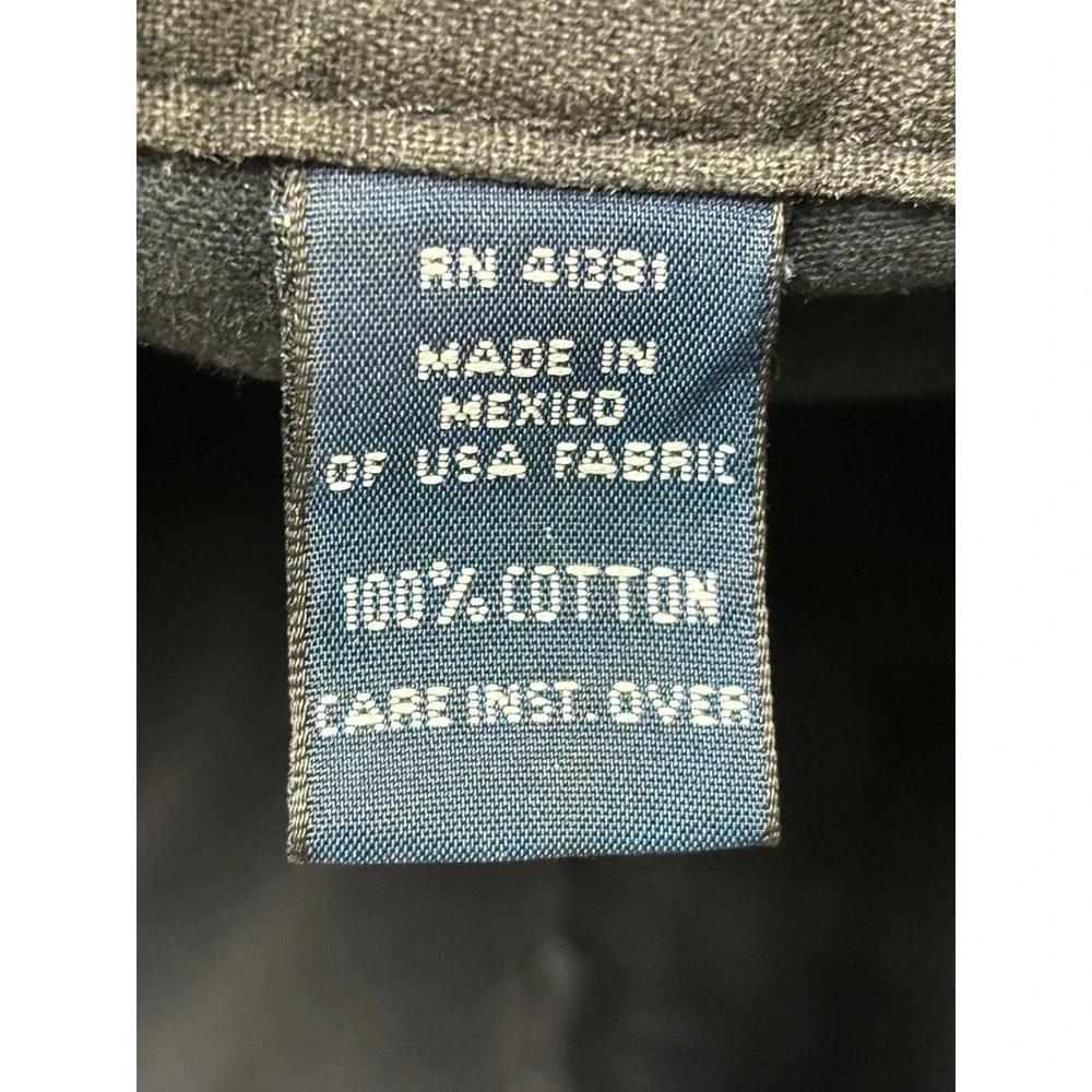 Vintage Polo Ralph Lauren Mens Classic Fit Pleated Chinos Dark Gray 35x30 Cotton